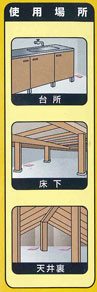 殺鼠剤の置き場所